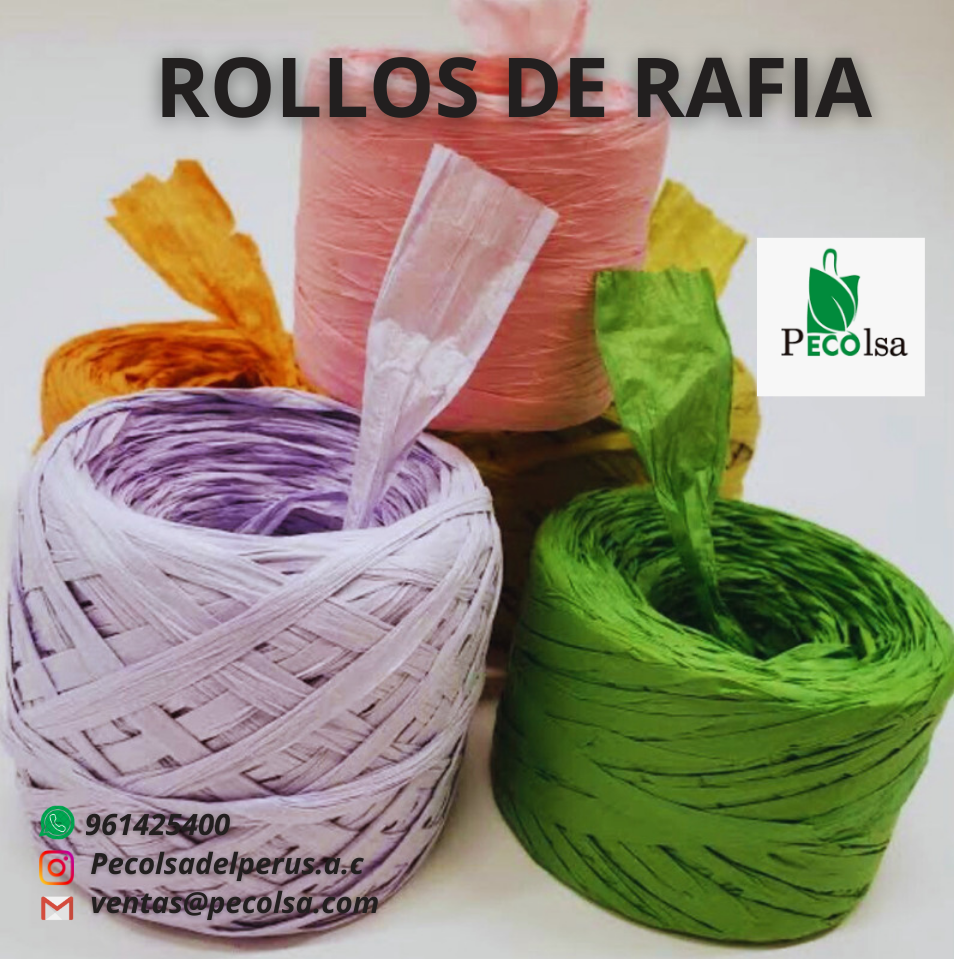 ROLLOS DE RAFIA